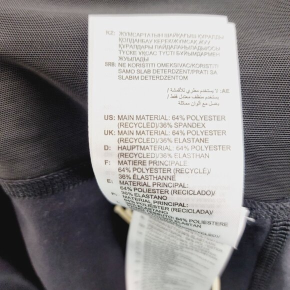 Adidas Womens Leggings flared High-Rise Tight Fit  With Subtle Leopard Print 1X - Picture 15 of 15